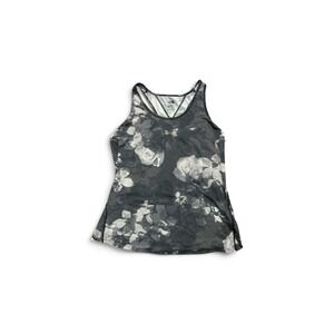 The North Face Womens FlashDry Floral Racerback Tank Top Grey Large NF0A2VBC